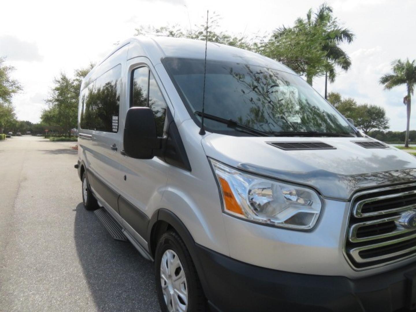 2015 Silver /Gray Ford Transit (1FBZX2CG0FK) , located at 4301 Oak Circle #19, Boca Raton, FL, 33431, (954) 561-2499, 26.388861, -80.084038 - Photo#25